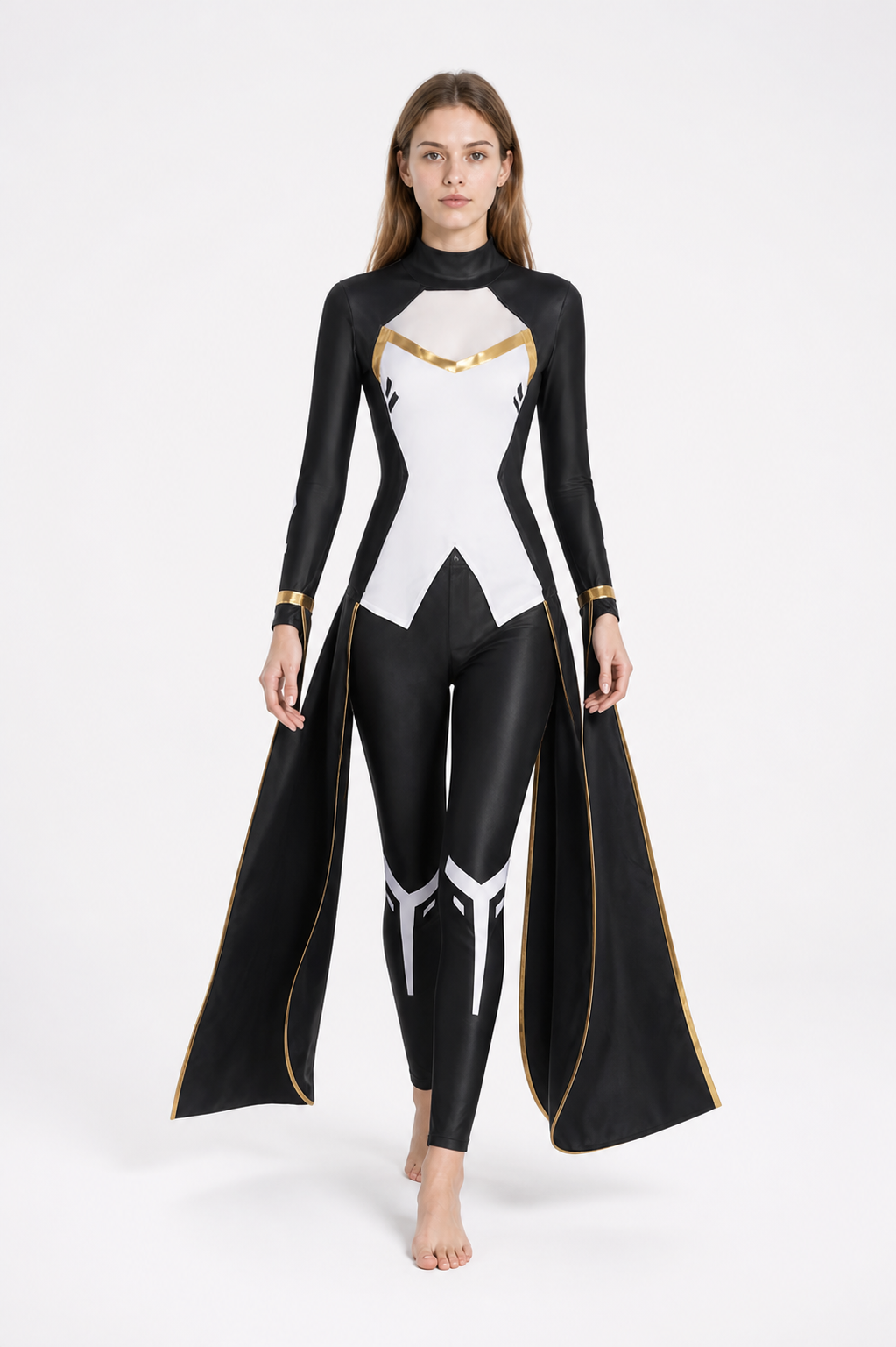 X-Men Storm Cosplay Costume with Geometric Print Costumes detail 2