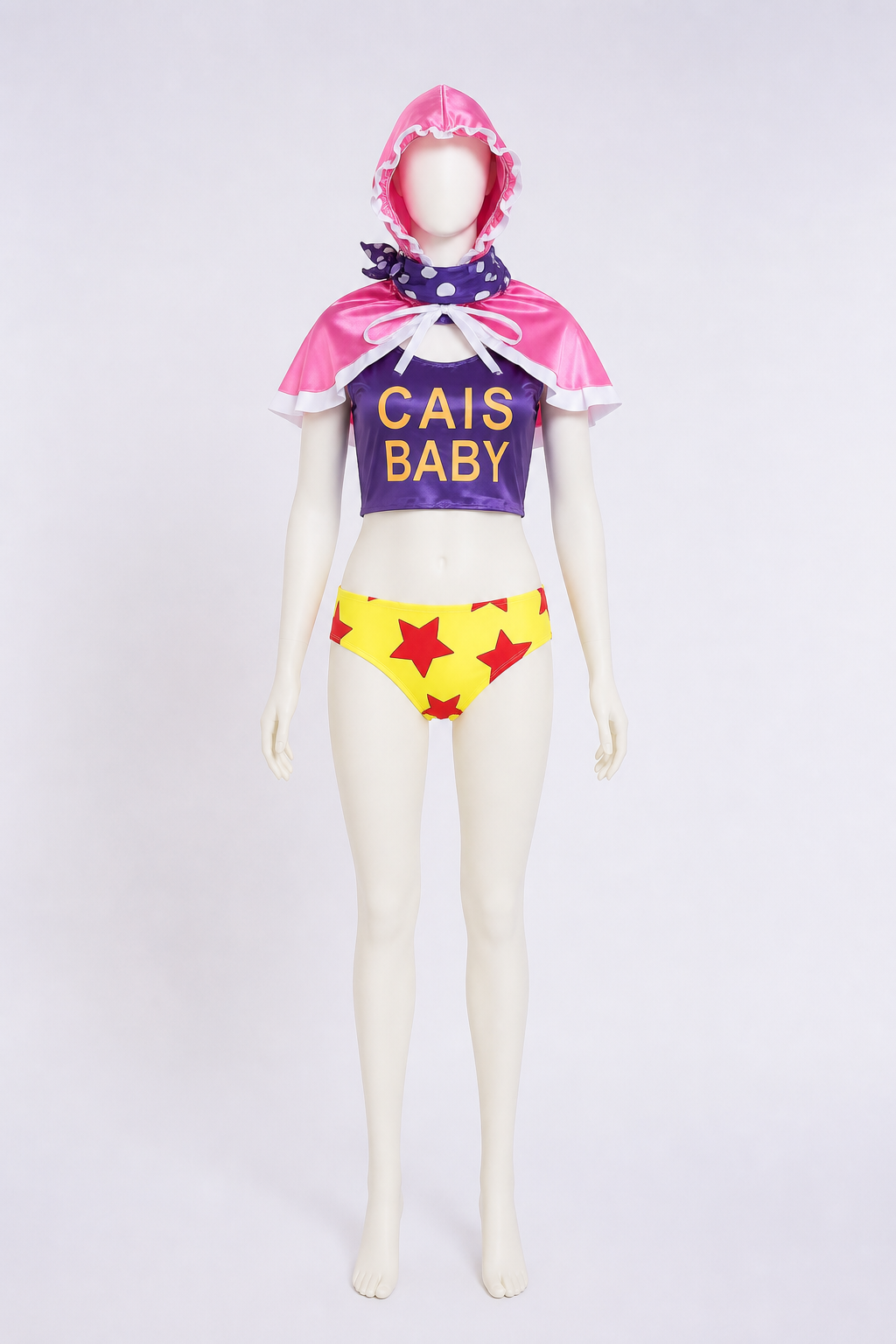 Señor Pink Cosplay Costume with Shorts and Headwear product detail 2