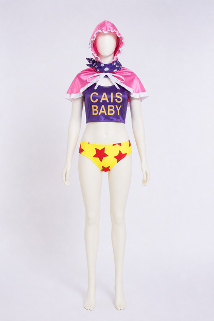 Señor Pink Cosplay Costume with Shorts and Headwear product detail 2