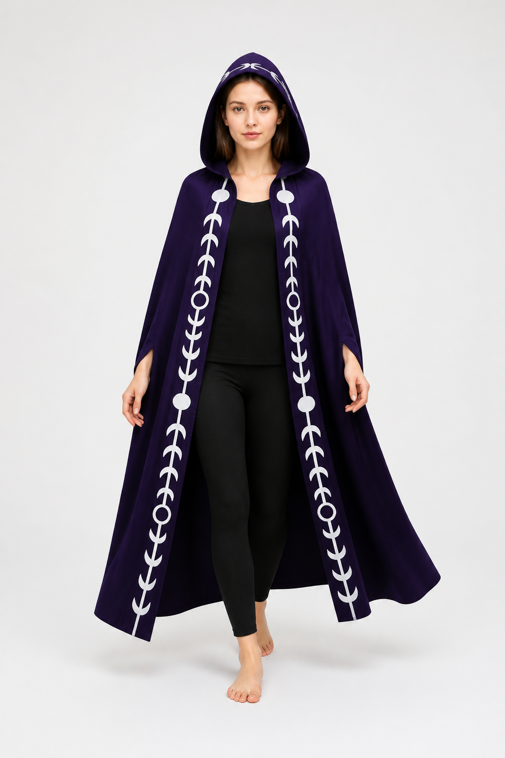 Medieval Hooded Cape for Cosplay Costume Capes detail
