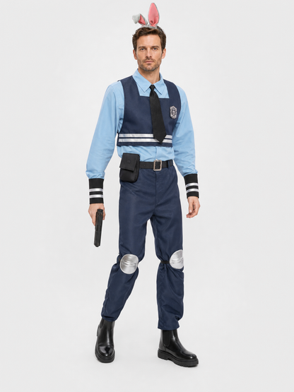 Judy Hopps Police Officer Costume for the Whole Family, Cosplay Costumes detail