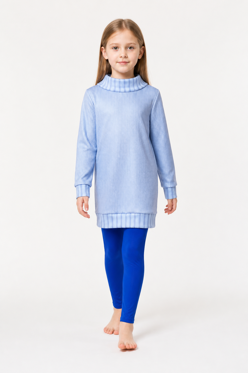 Children’s Joy Costume from Inside Out 2: Light Blue Top and Pants product detail 2