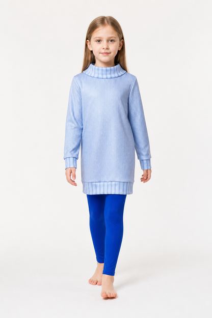 Children’s Joy Costume from Inside Out 2: Light Blue Top and Pants product detail 2