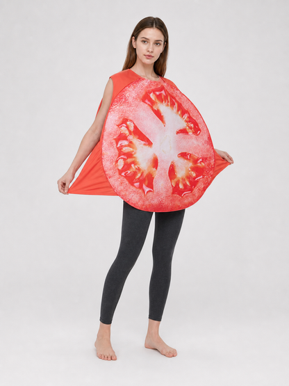 Tomato Slice Costume with Hat