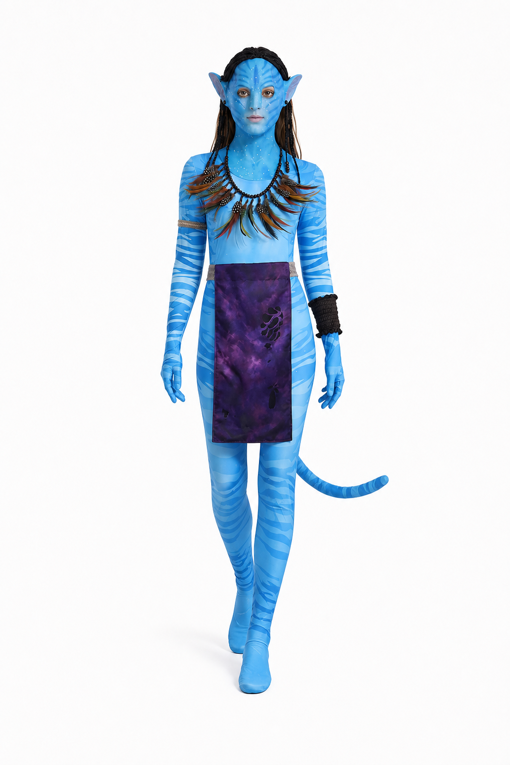 Avatar 3 Cosplay Costume, Jumpsuit with Tail Costumes detail 2