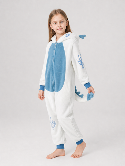 Children's Hooded Dragon Jumpsuit Costume