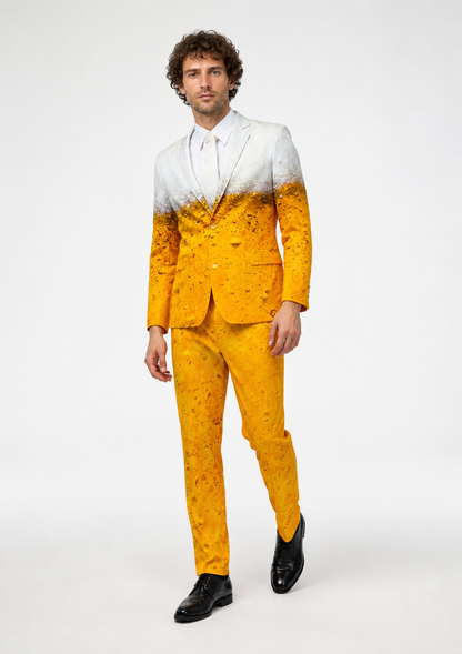 Beer Print Stage Costume, Jacket and Pants Costumes detail 2
