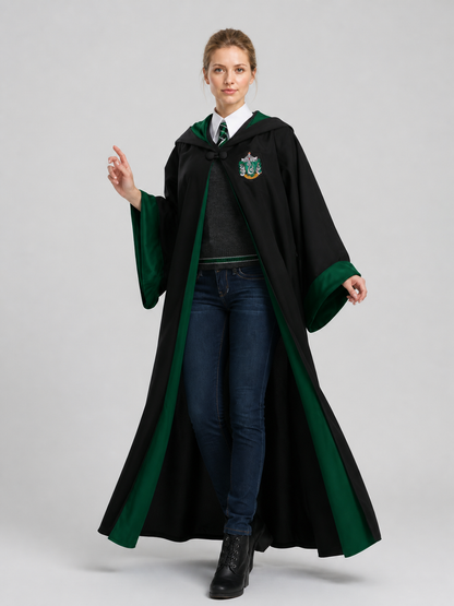 Harry Potter Hooded Robe, Black, Size M-XXL product detail 2