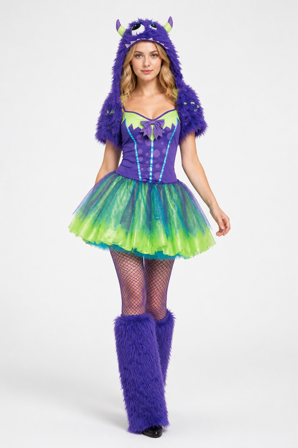 Monster Costume with Horns and a Full Skirt
