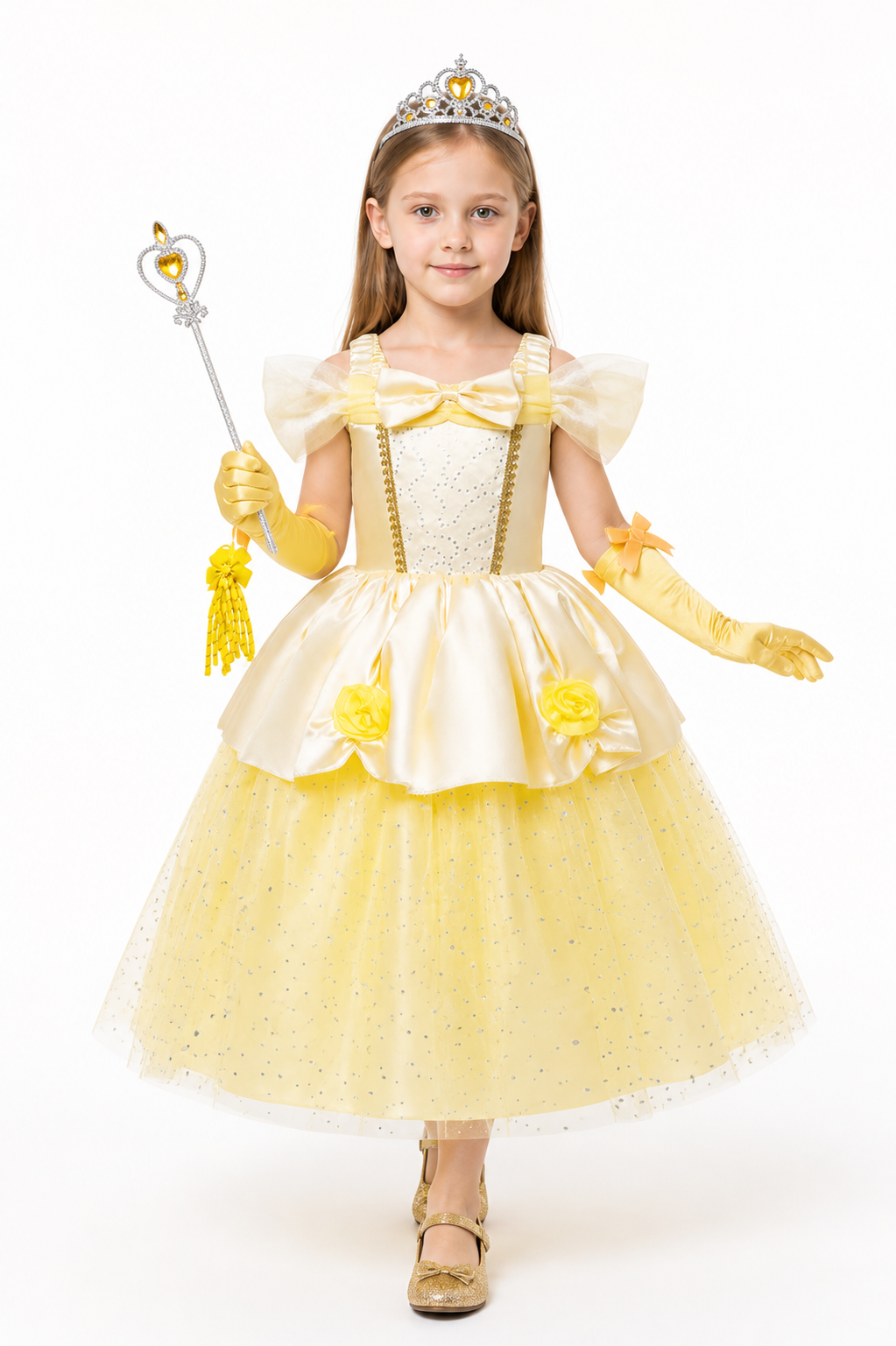 Children's Sparkly Princess Carnival Costume Costumes detail 2