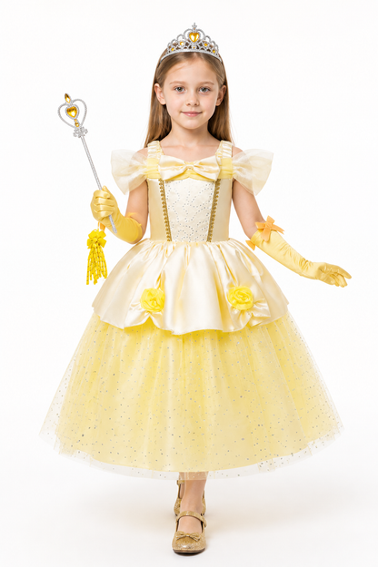 Children's Sparkly Princess Carnival Costume Costumes detail 2