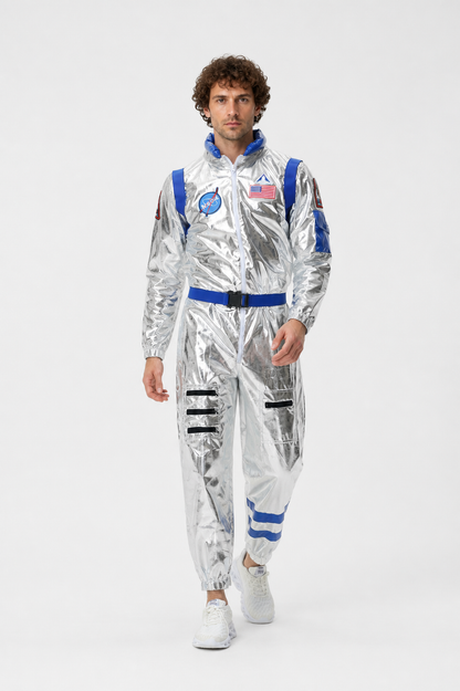 Astronaut Jumpsuit with NASA Patches for Stage Performances product detail