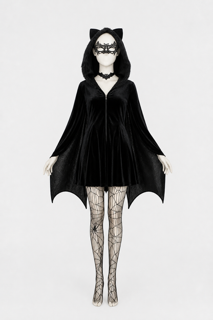 Halloween Bat Costume with Wings and Hood Costumes detail 2
