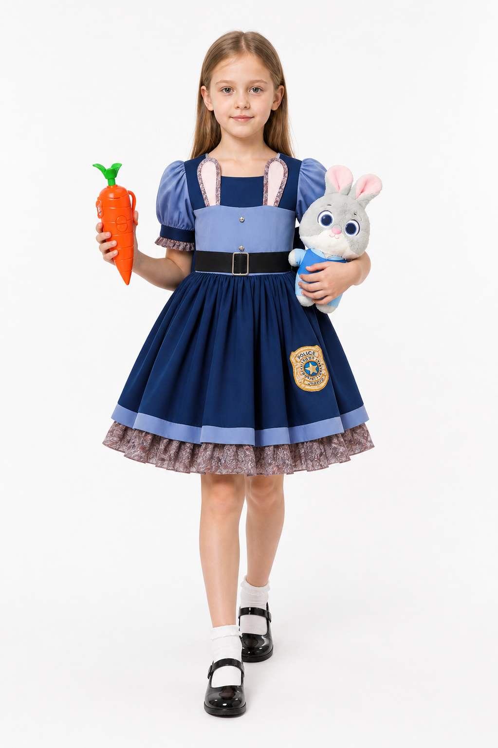 Children’s Police Rabbit Costume with Dress