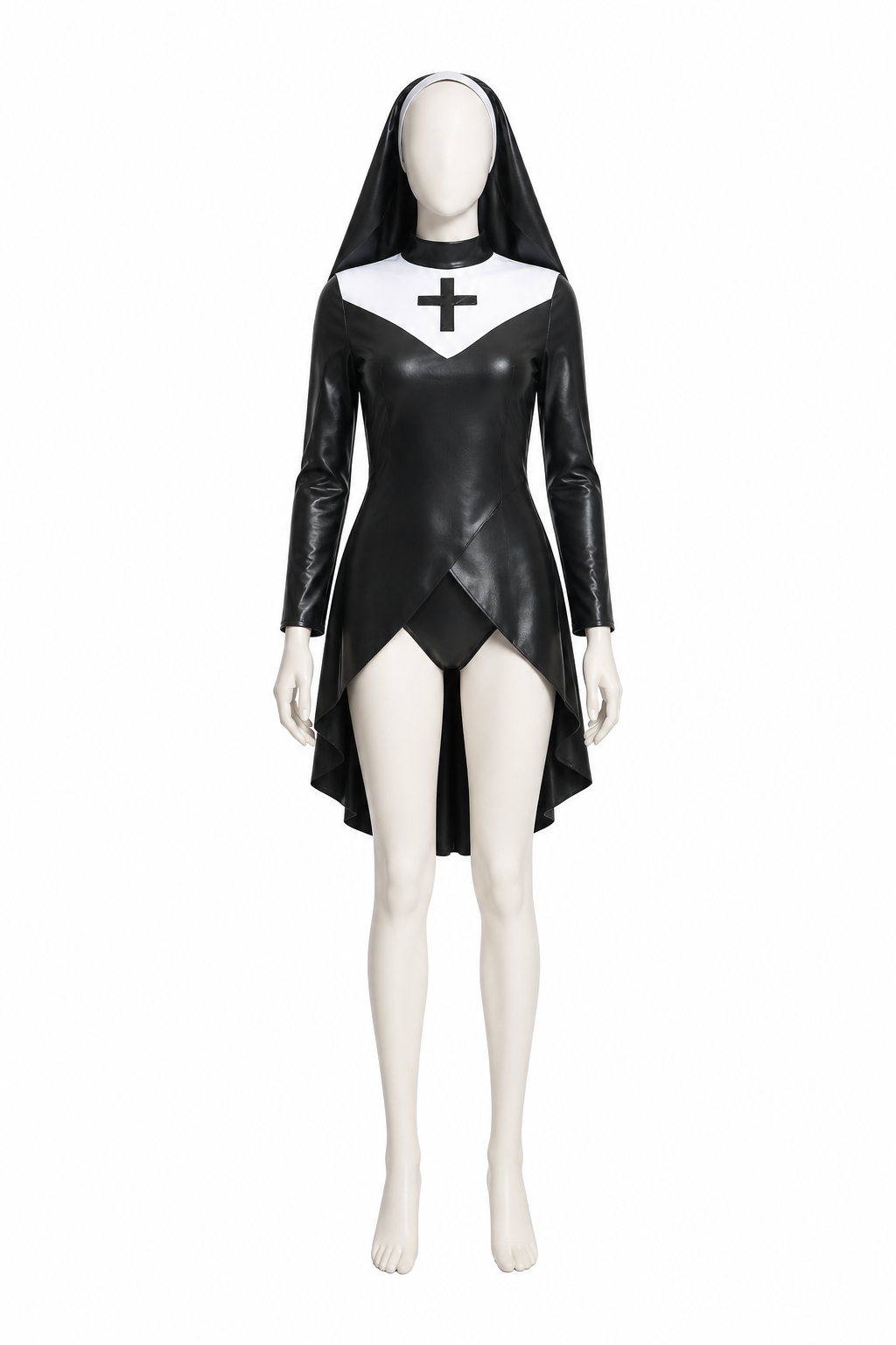 PU Punk Cross Halloween Costume Costumes detail 2