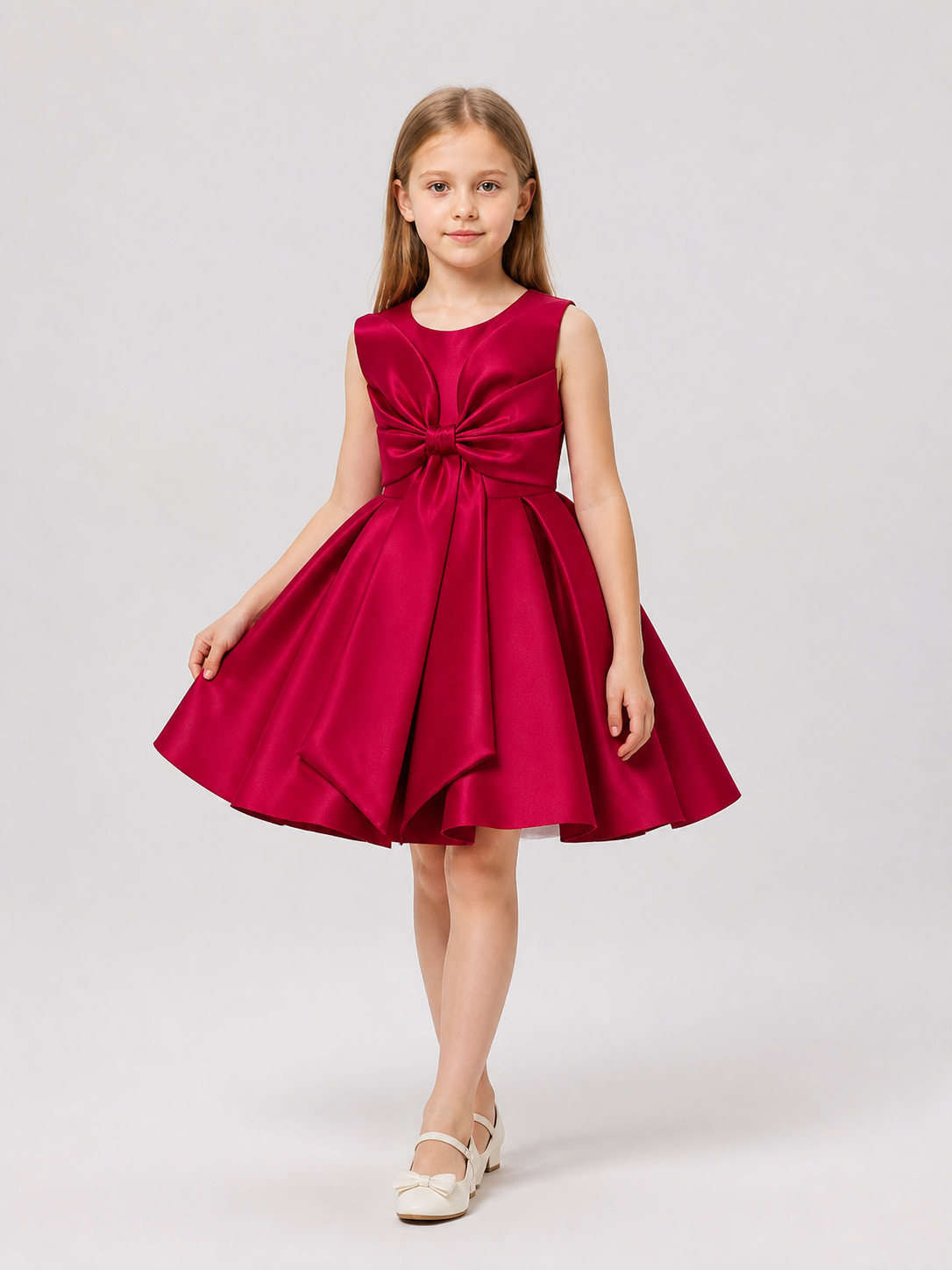 Princess Tutu Dress with Bow for Flower Girls