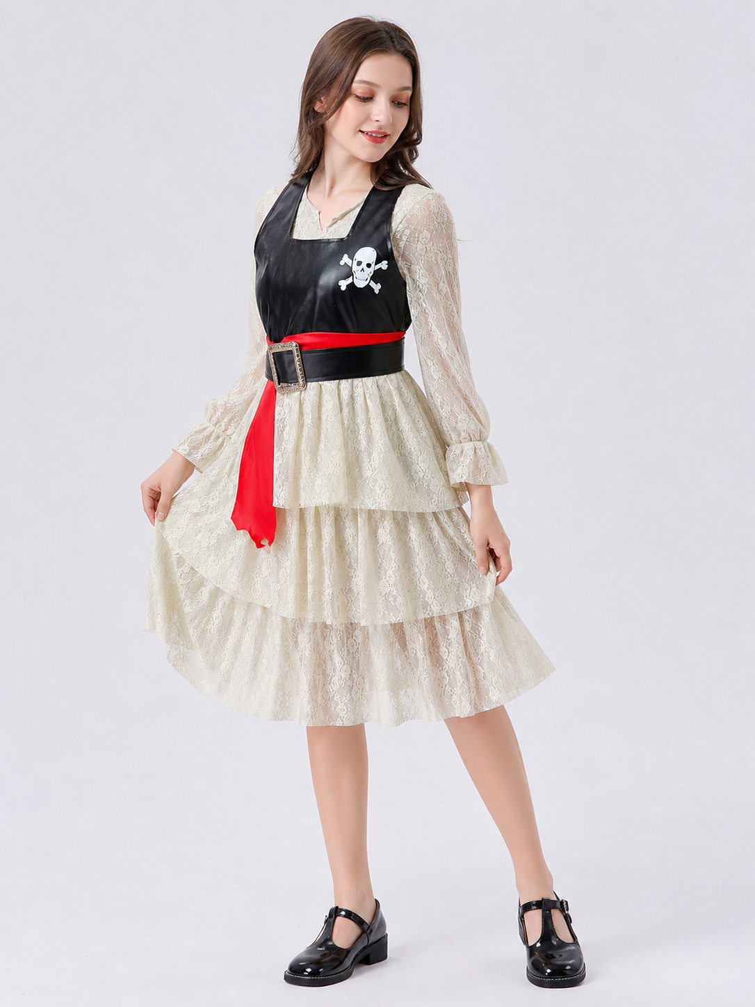 Pirate Costume: Dress, Belt, and Character Details Costume Dresses detail 2