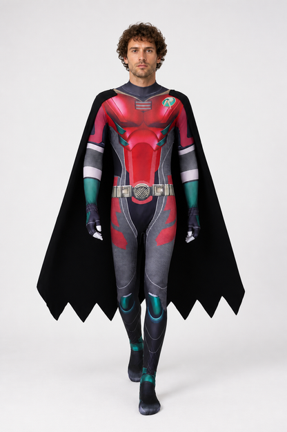 Robin Cosplay Costume with Cape and Jumpsuit Costume Capes detail 2