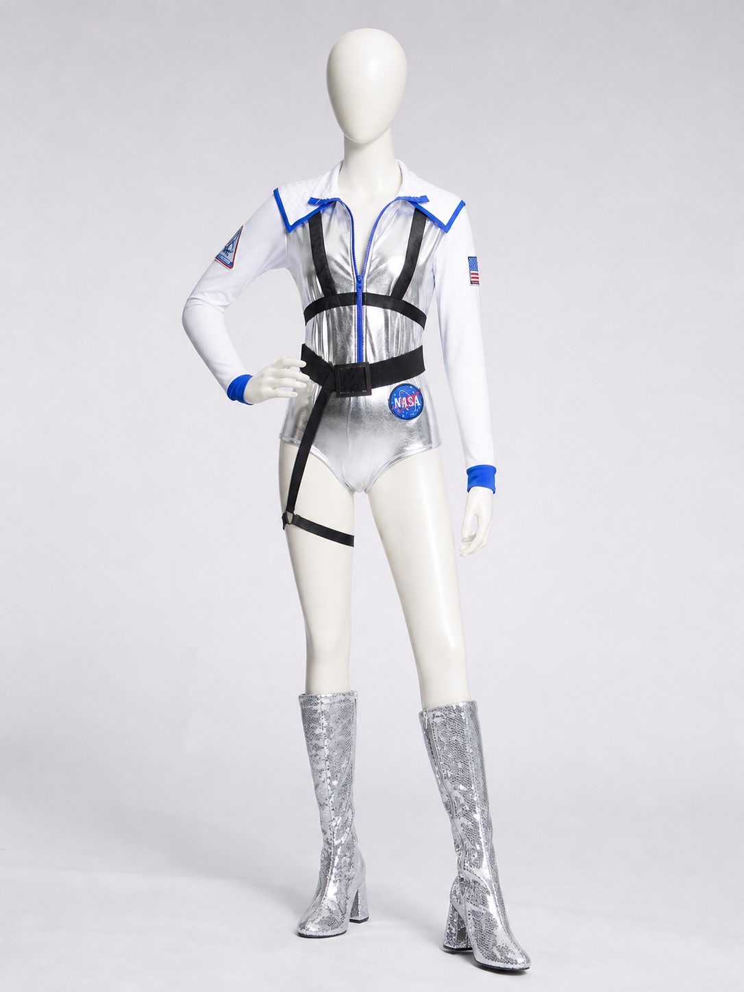 NASA Space Suit, Silver Jumpsuit