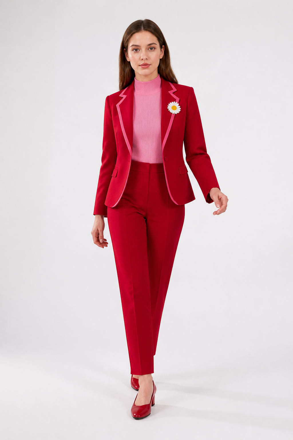 Pantsuit with Blazer, Pants, and Turtleneck product detail
