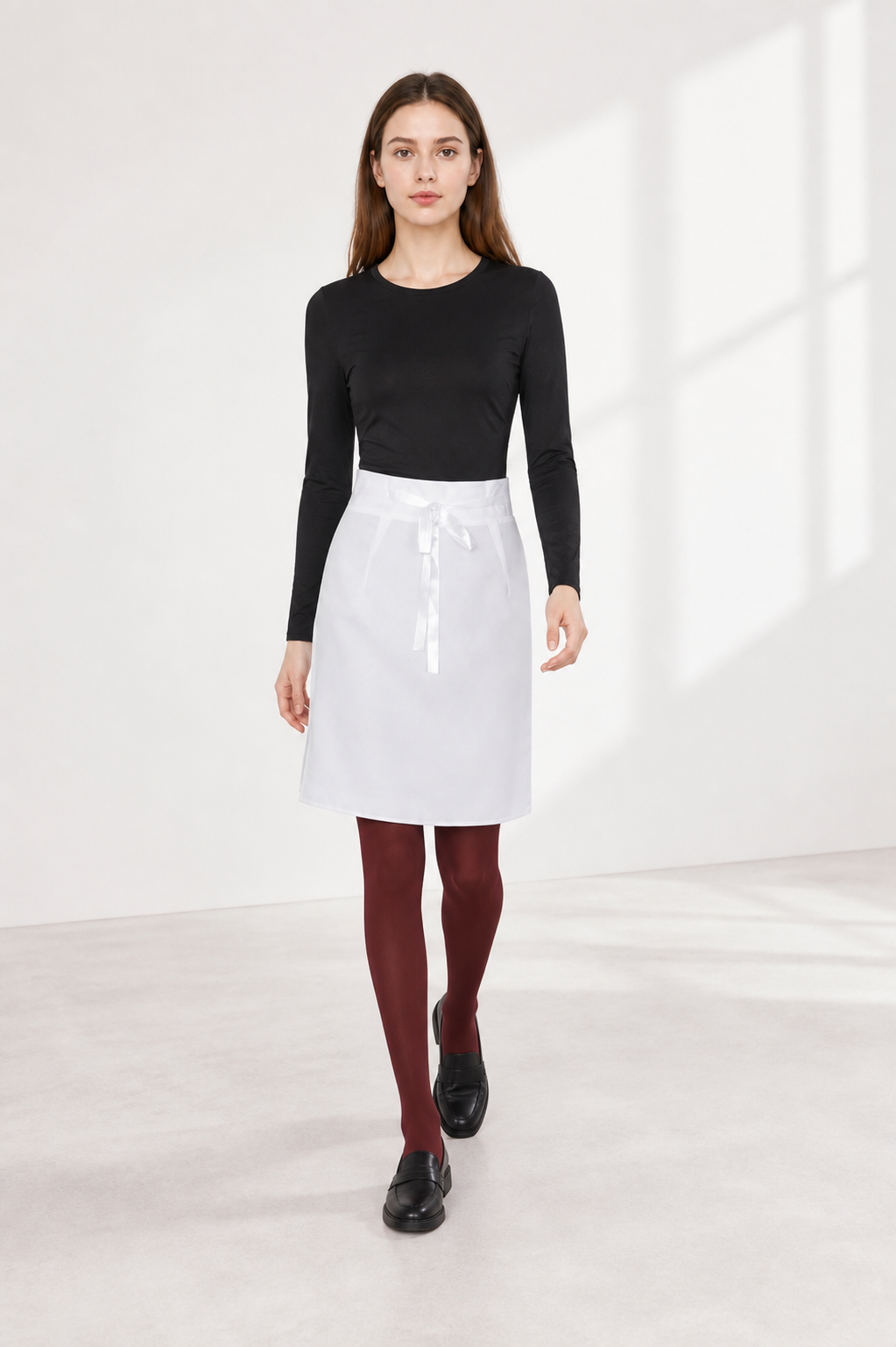 Rin Nohara Cosplay Costume: Tie-Front Top and Skirt Costumes detail 2
