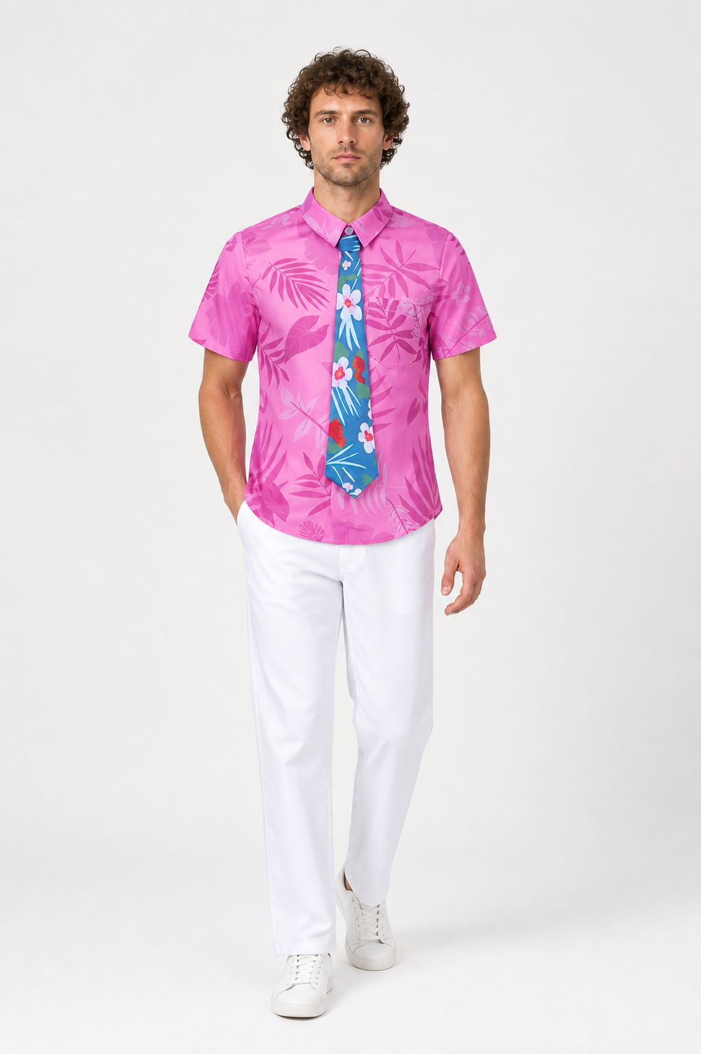 Nick Cosplay Costume: Shirt, Pants, and Tie Costumes detail 2
