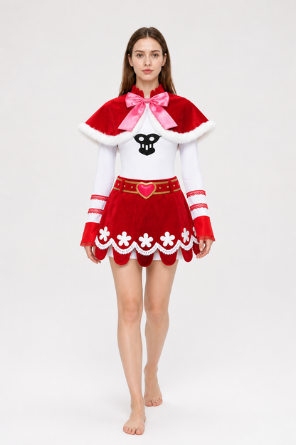 Perona One Piece Cosplay Costume with Cape Costume Capes detail 2