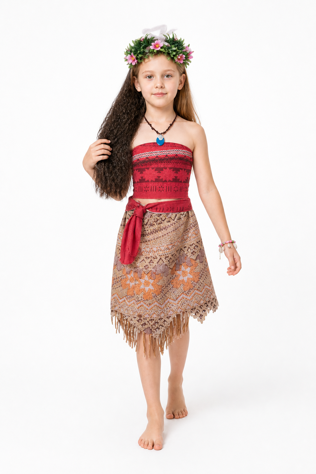 Moana Carnival Costume with Accessories for Children Costume Accessories detail 2