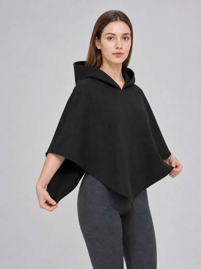 Black Triangular Hooded Cloak for Cosplay
