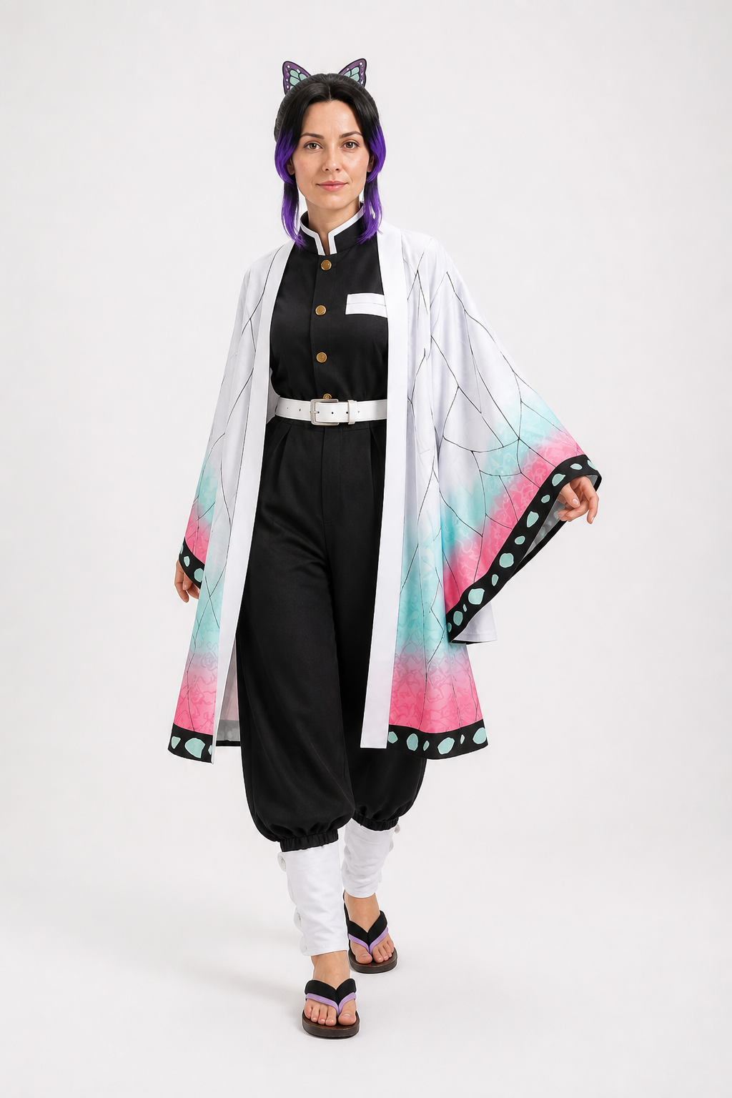 Halloween Butterfly Wing Cape and Wig Costume Capes detail 2
