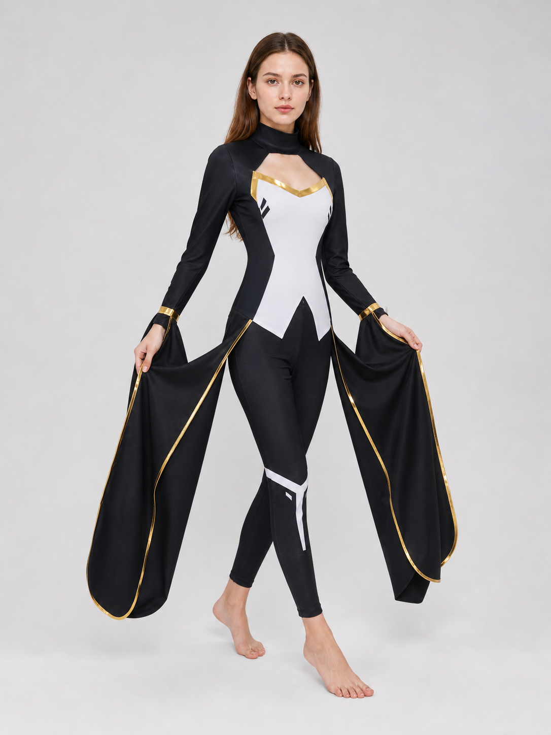 Storm Cosplay Costume, Black and White Set