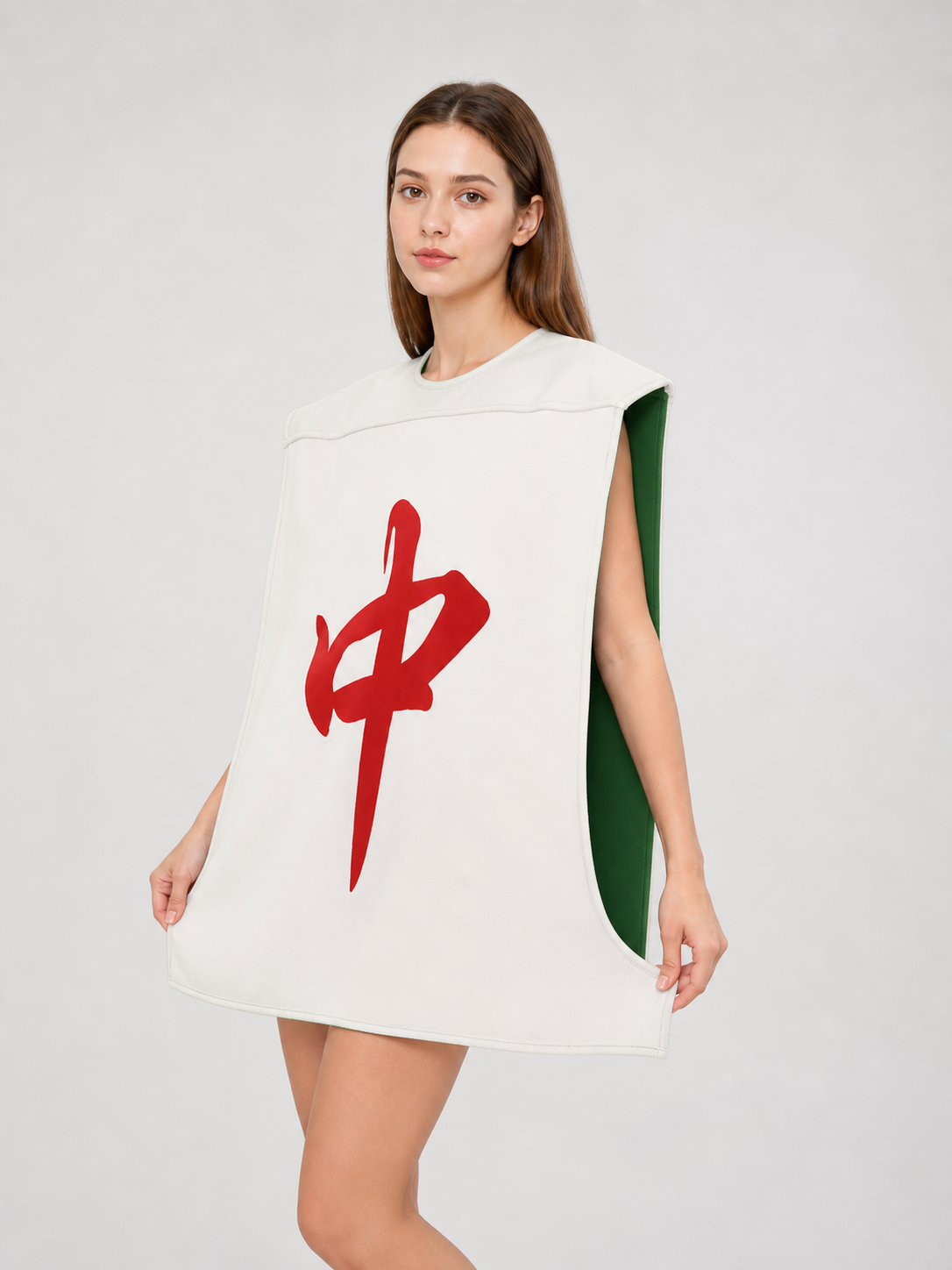Mahjong Carnival Costume with the Character “中”