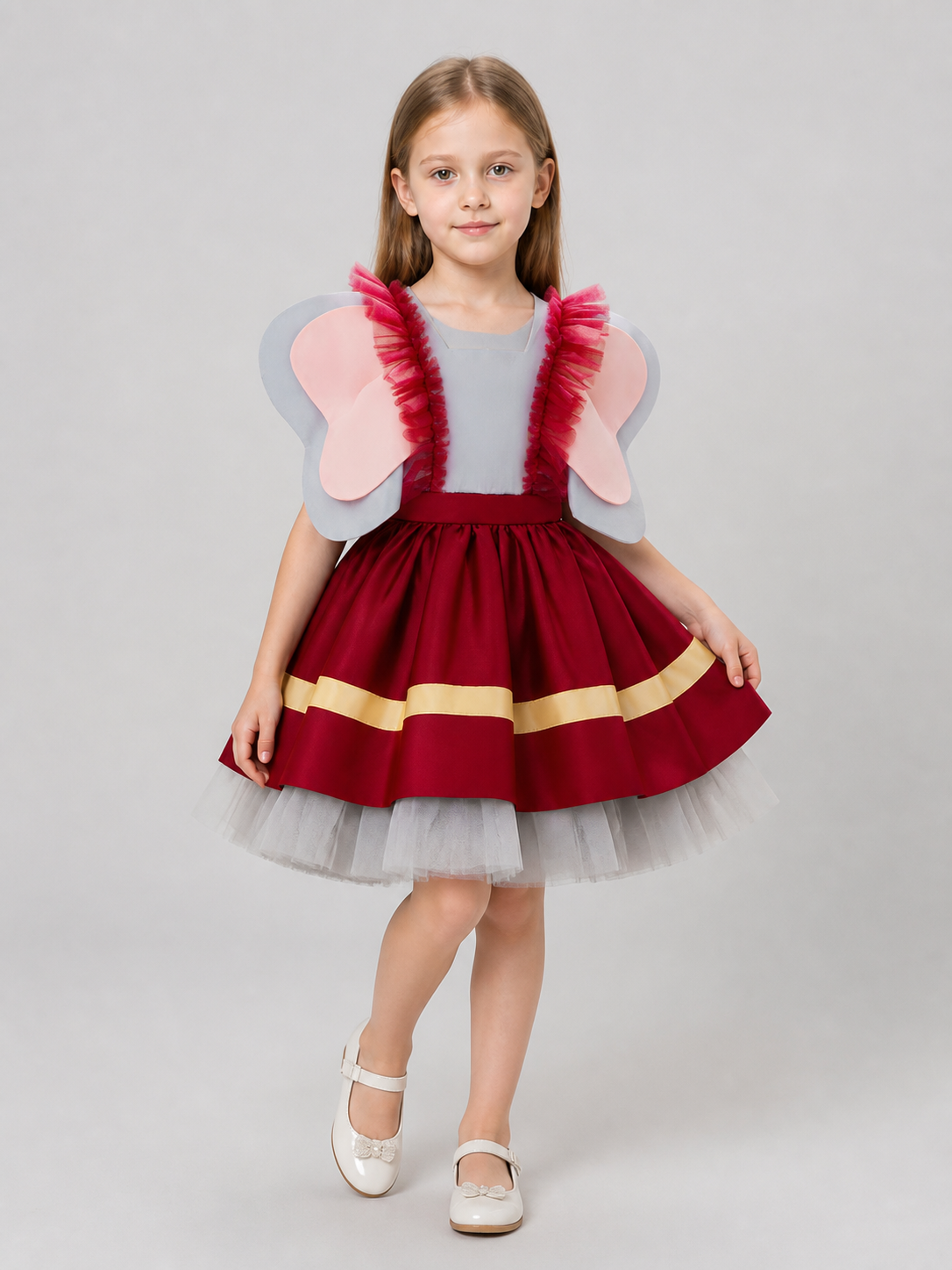 Little Elephant Carnival Dress with a Full Tulle Skirt Costume Dresses detail 2