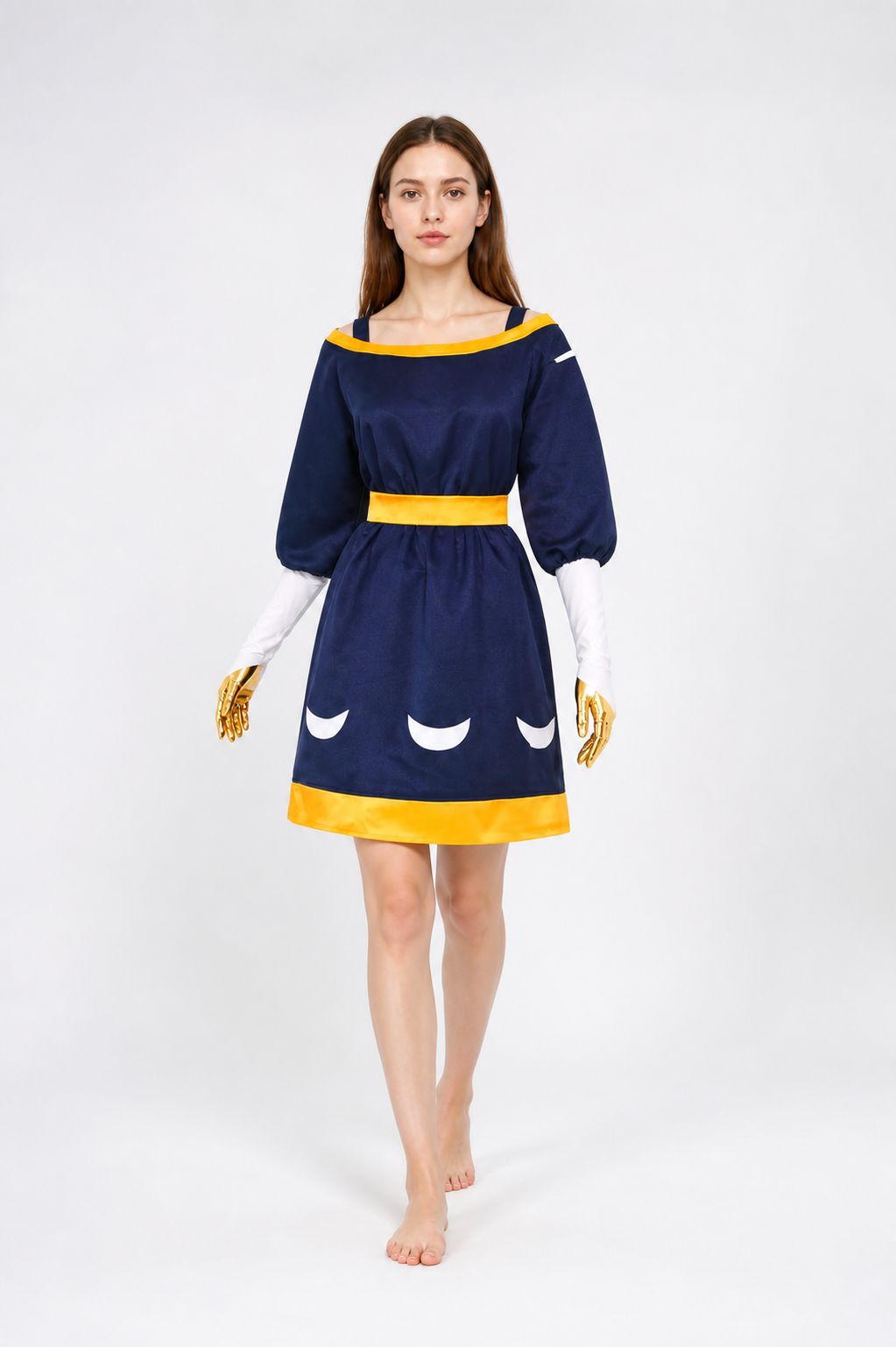 4-Piece Cosplay Costume with Belt and Arm Cuffs Costumes detail