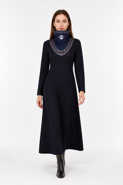 Long Kurapika Cosplay Robe with a High Collar Costumes detail 2