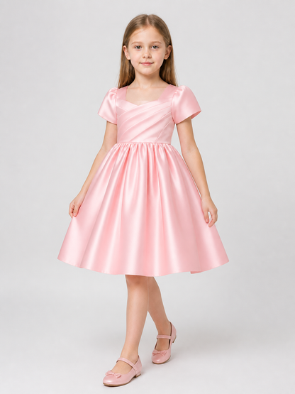 Festive princess dress with a full skirt and sleeves Costume Dresses detail 2