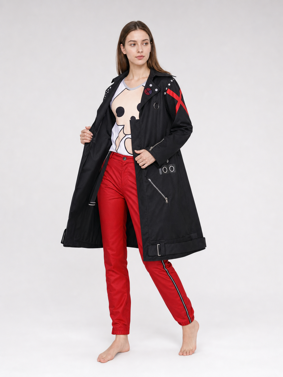 Luffy Cosplay Costume from One Piece Film: Red