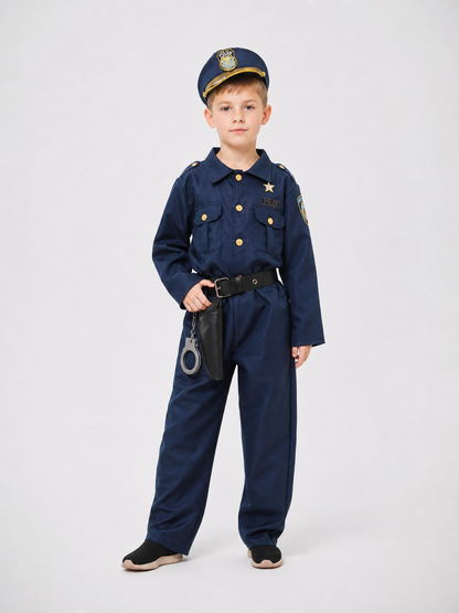 Kids' Police Costume for Cosplay and Parties
