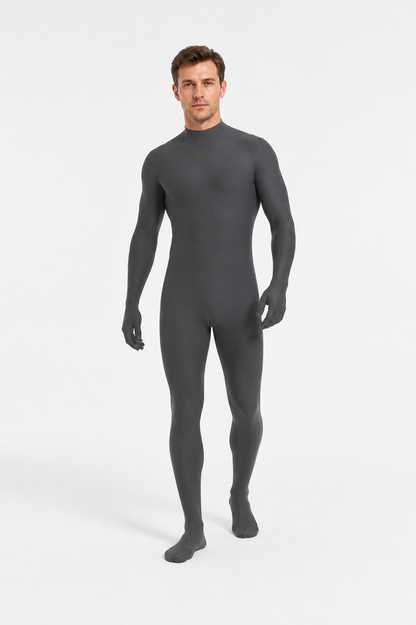 Solid-Color Zentai Bodysuit for Halloween and Dance Costumes detail 2