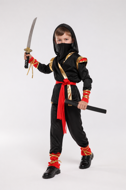 Ninja Costume with Hood and Mask