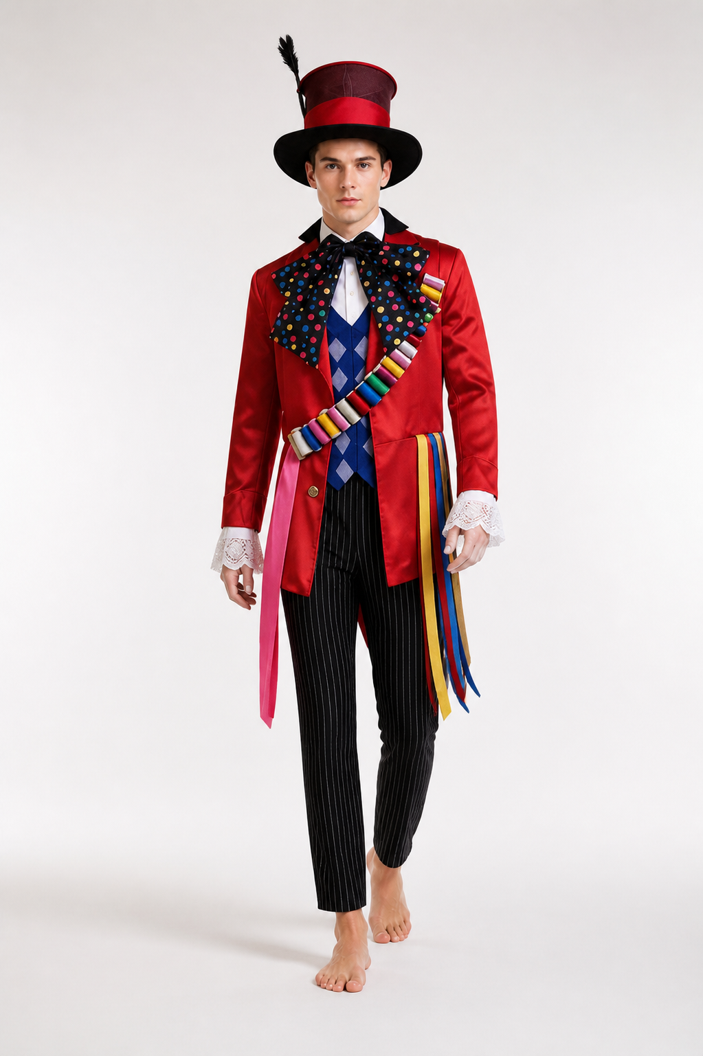 Carnival Cosplay Costume with Top Hat Costume Headwear detail 2