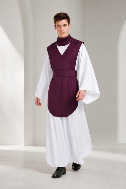Wizard Costume with Wide Sleeves for Cosplay