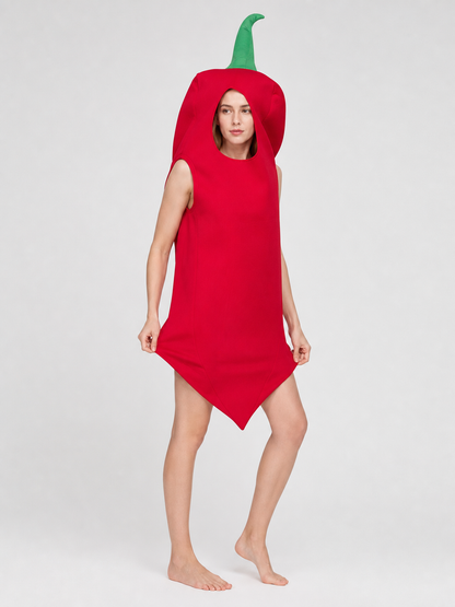 Chili Pepper Costume for Halloween and Theme Parties