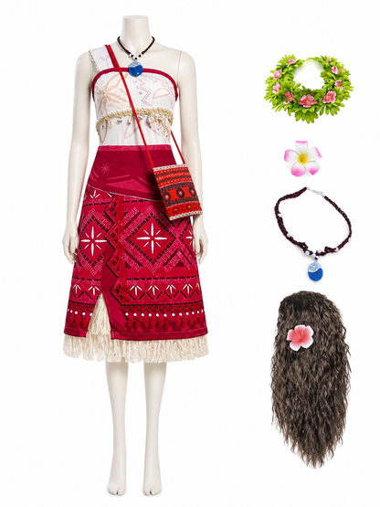 Children's Moana Halloween Costume with Accessories Costume Accessories detail 2