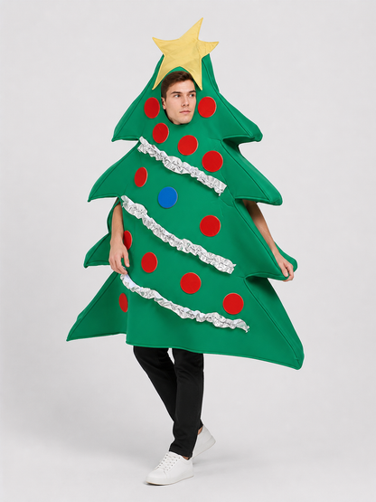 Inflatable Christmas Tree Costume with Shoe Covers