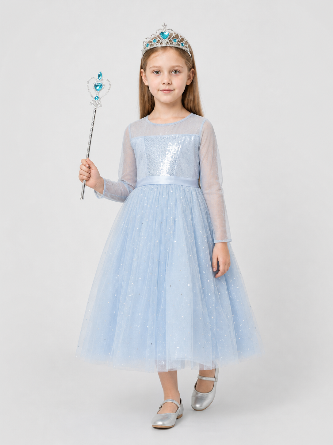 Costume Accessories Set: Crown, Headband, and Wand