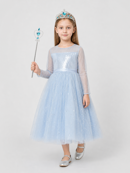 Costume Accessories Set: Crown, Headband, and Wand