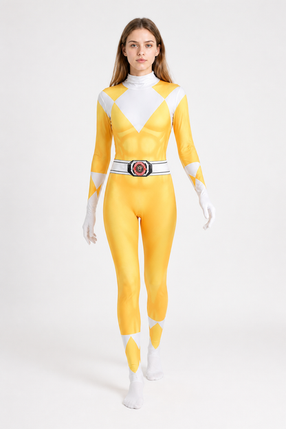 One-Piece Orange Cosplay Costume with Mask Costume Masks detail