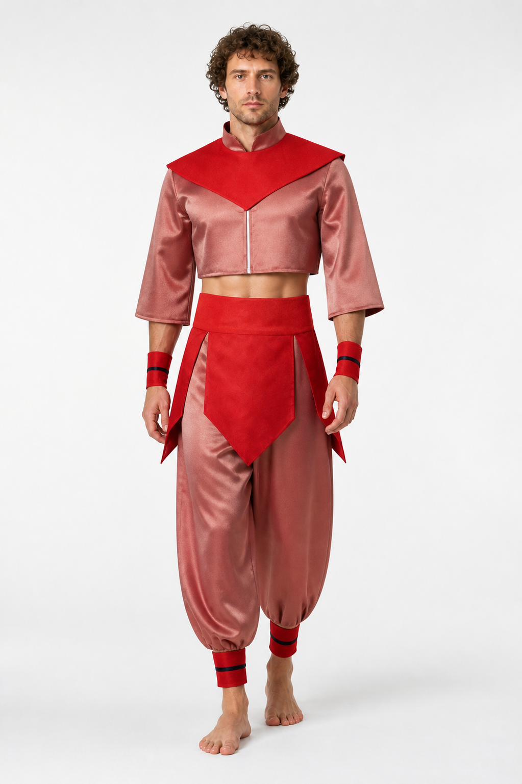 Avatar Cosplay Costume Set with Cape and Apron Costume Capes detail