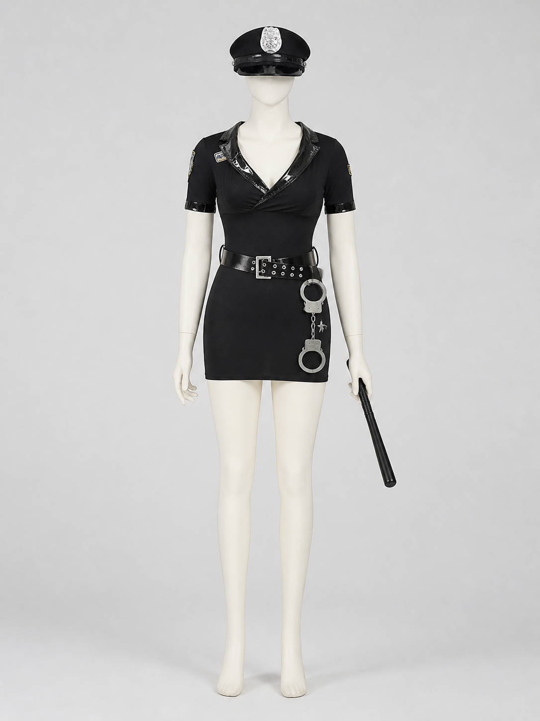 Police-Style Costume: Dress, Cap, and Accessories Costume Dresses detail 2